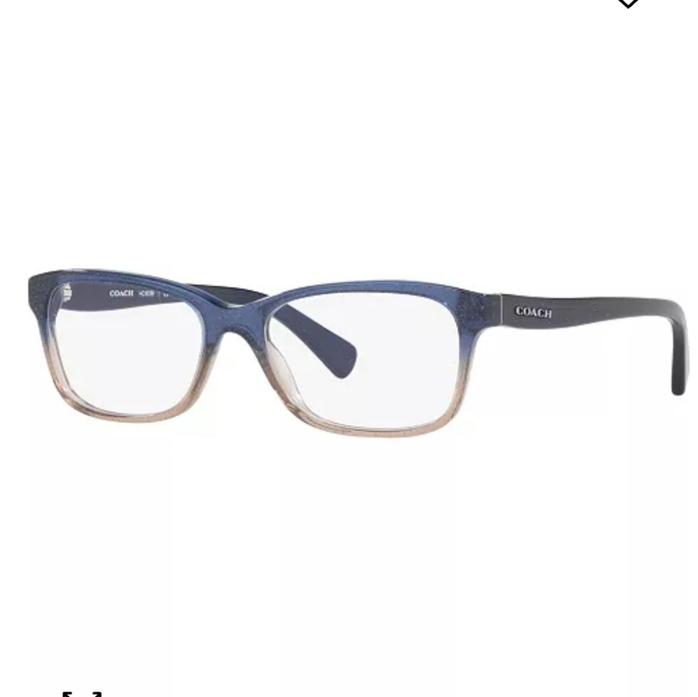 Coach Eyeglasses Coach HC 6089 5474 Blue Beige Glitter Gradient.